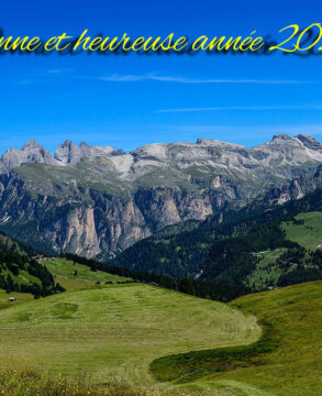 Les Dolomites pour l'an neuf 2022. Photo: Yves Crozelon
