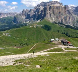 Les Dolomites Italiennes-Val di Fassa du 02au 08 juillet 2023. Photo: Huguette Brun