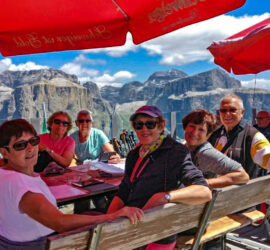 Les Dolomites Italiennes-Val di Fassa du 02au 08 juillet 2023. Photo: Huguette Brun